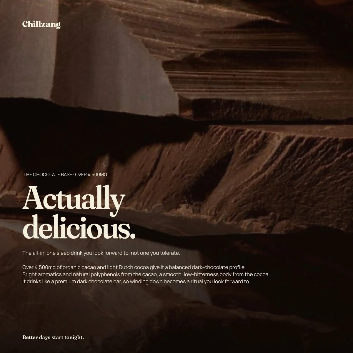 Chillzang: Nightly Wind-Down & Recovery Cacao